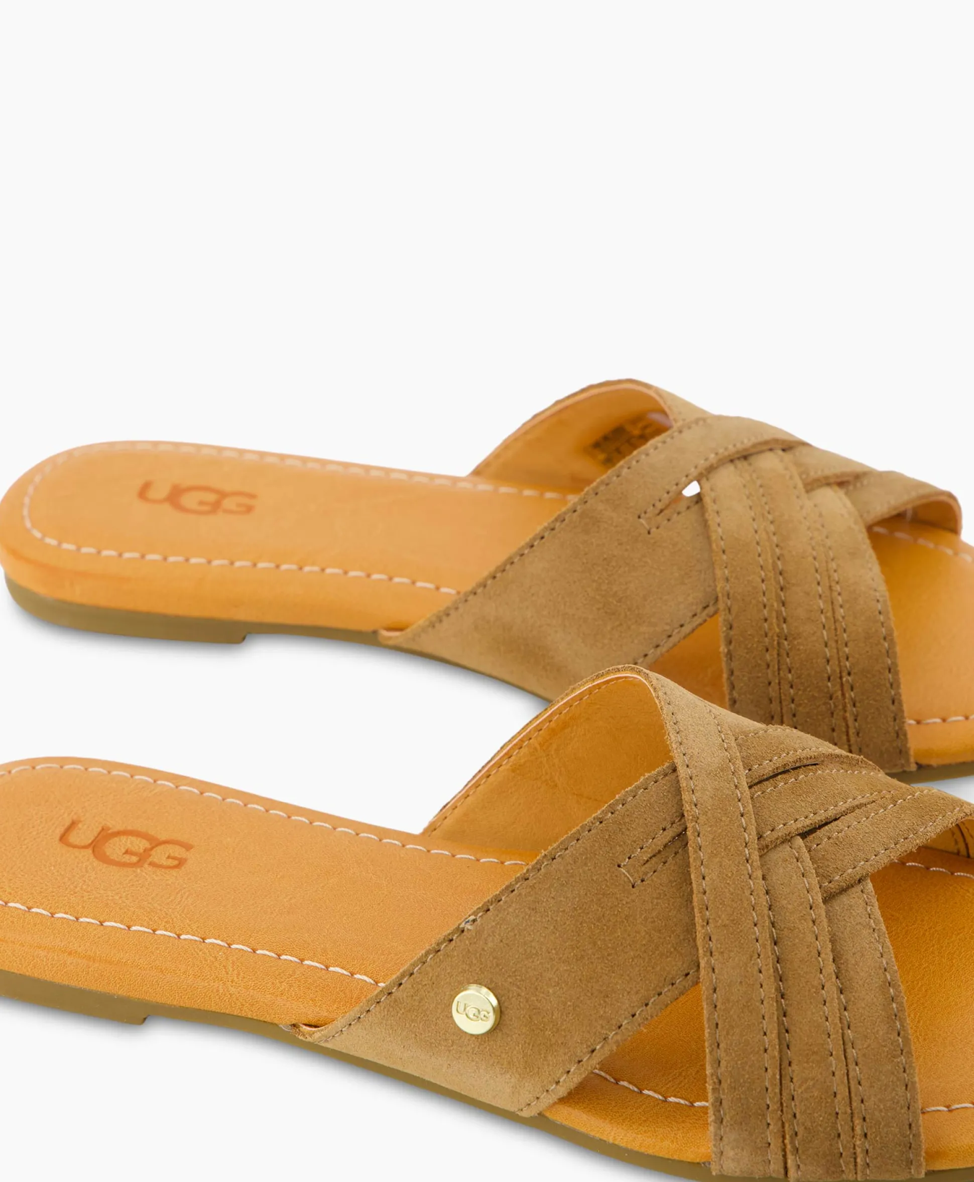 Ugg Sandaal Zonder Hak W Kenleigh Slide Bruin