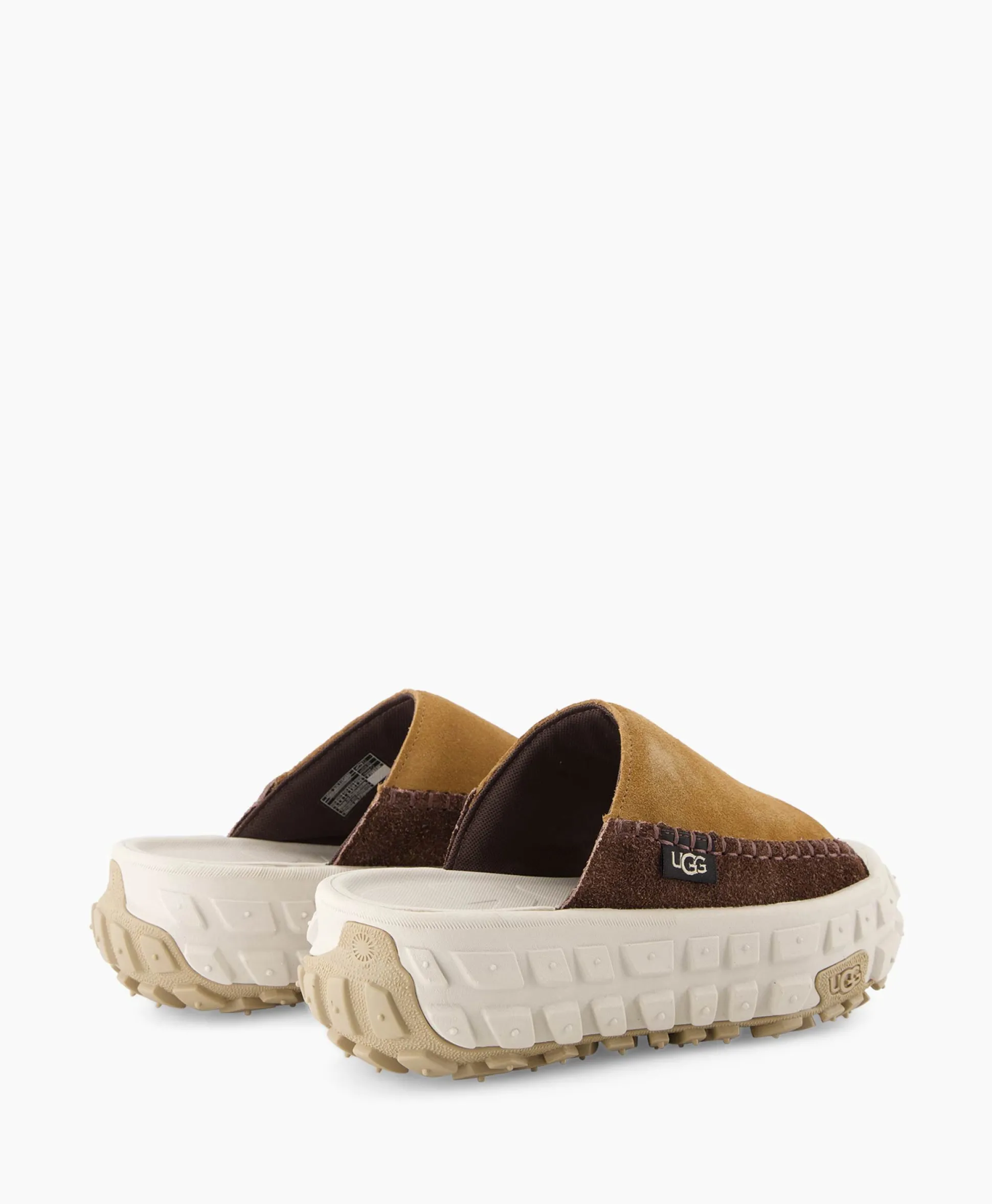 Ugg Sandaal Zonder Hak W Venture Daze Slide Licht Bruin