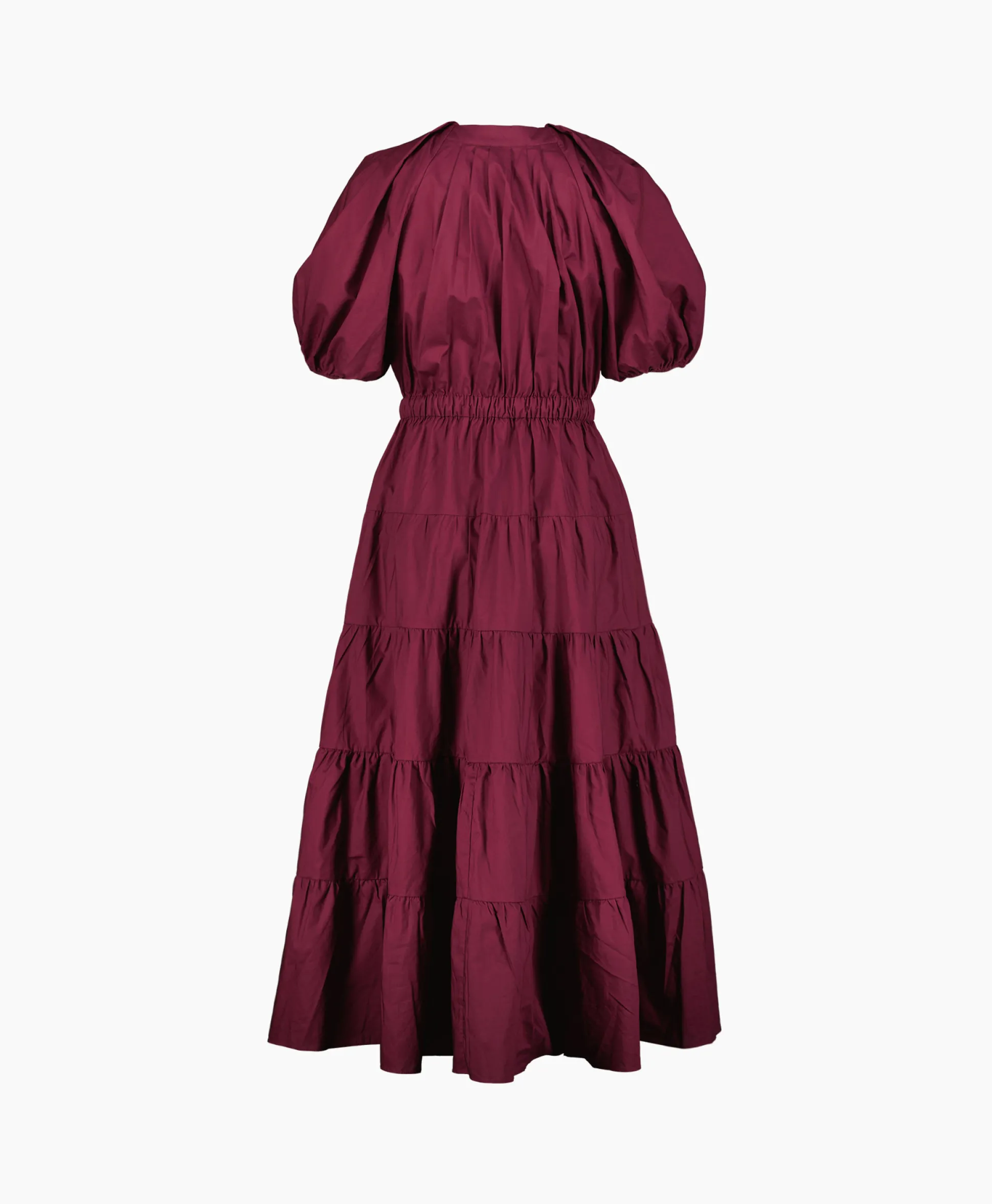Ulla Johnson Midi Jurk Olina Bordeaux