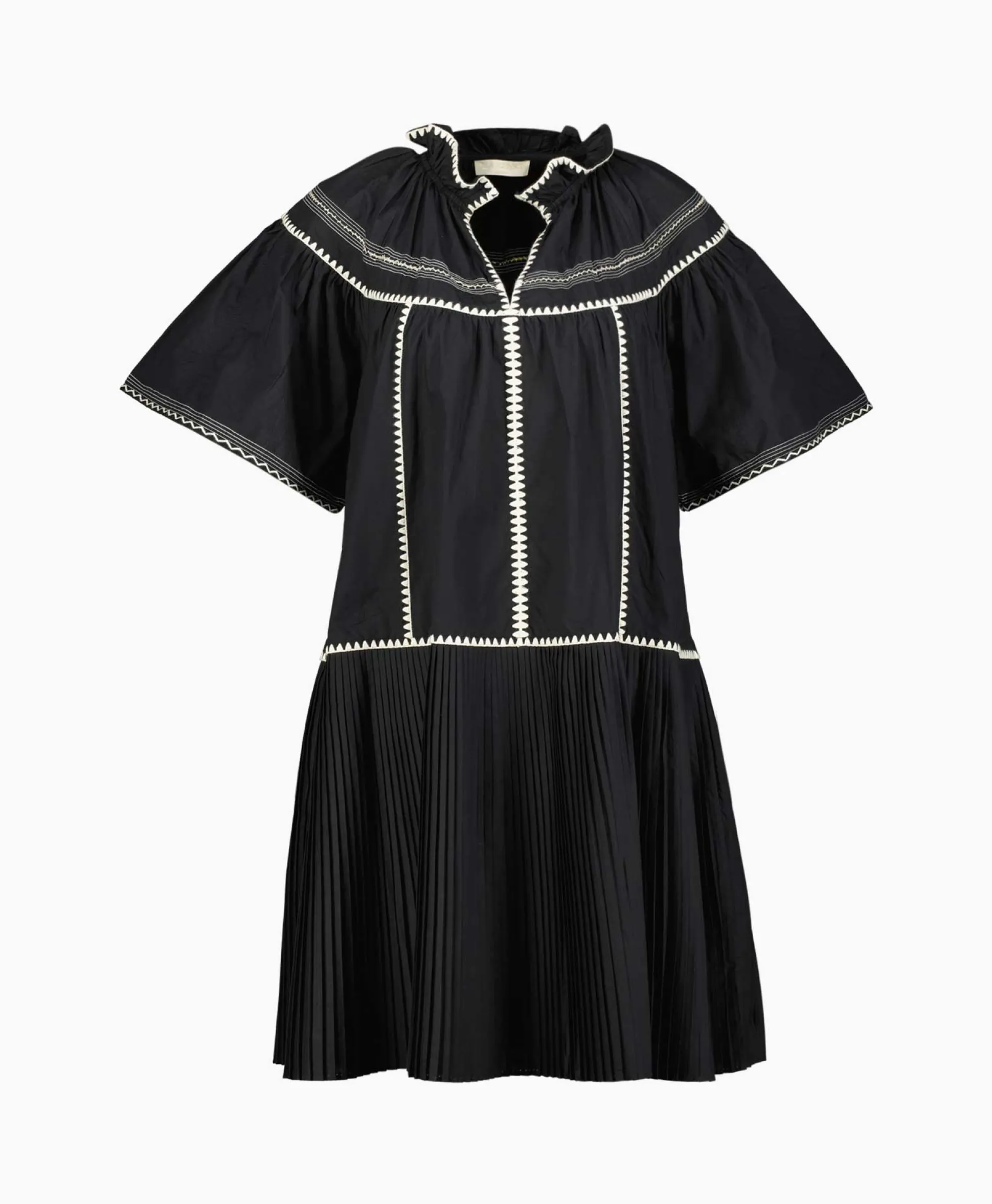 Ulla Johnson Mini Jurk Desi Zwart