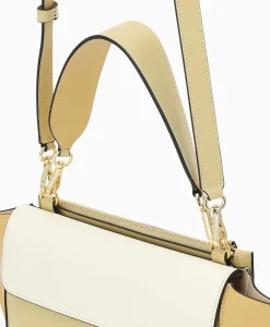 Wandler Crossbody Tas Hortensia Medium Beige