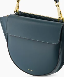 Wandler Crossbody Tas Hortensia Mini Petrol
