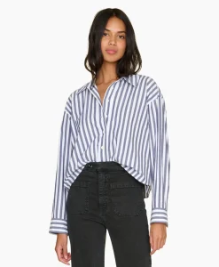 Xirena Blouse Morgan Donker Blauw