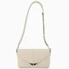 Zadig & Voltaire Crossbody Tas Borderline Daily Grained Leath Ecru