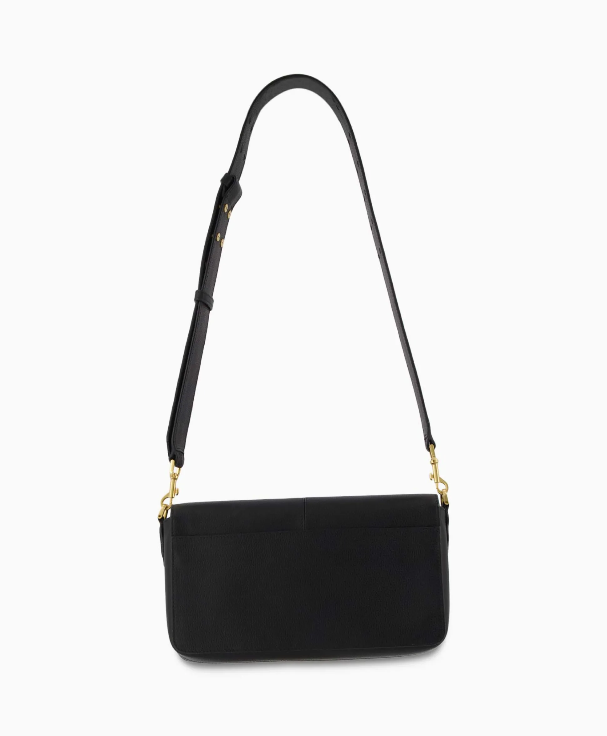 Zadig & Voltaire Crossbody Tas Borderline Daily Grained Leath Zwart