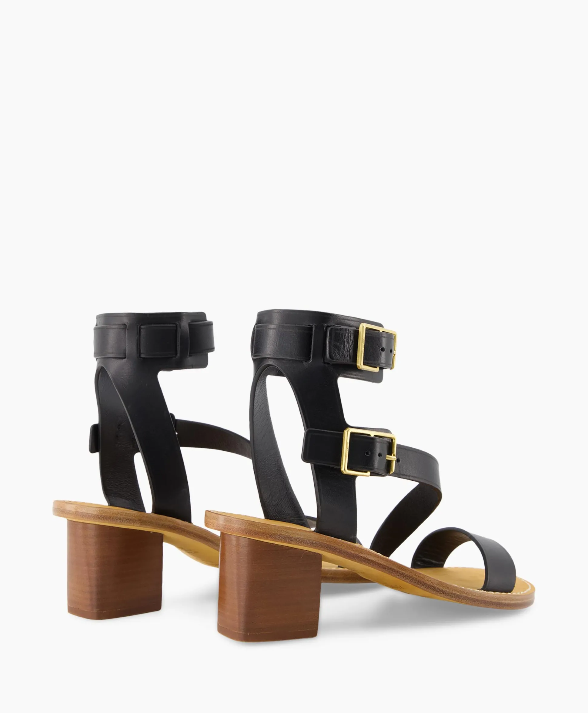 Zadig & Voltaire Sandaal Met Hak Cecilia Caprese Sandal Leather Zwart