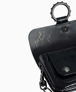 Zadig & Voltaire Schouder / Hand Tas Kate Wallet Glossy Wild Emboss Zwart