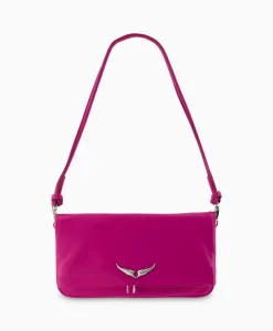 Zadig & Voltaire Schouder / Hand Tas Rock Eternal Smooth Calfskin Paars