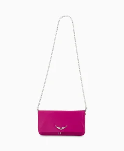 Zadig & Voltaire Schouder / Hand Tas Rock Eternal Smooth Calfskin Paars