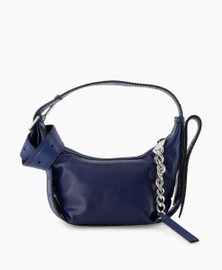Zadig & Voltaire Schouder / Hand Tas Le Cecilia Xs Leather With Veg Donker Blauw