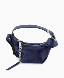 Zadig & Voltaire Schouder / Hand Tas Le Cecilia Xs Leather With Veg Donker Blauw