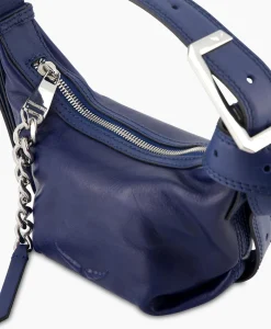 Zadig & Voltaire Schouder / Hand Tas Le Cecilia Xs Leather With Veg Donker Blauw
