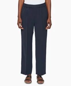 Zenggi Chino Japanese Crepe Relaxed Donker Blauw