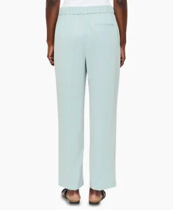 Zenggi Chino Japanese Crepe Relaxed Licht Groen