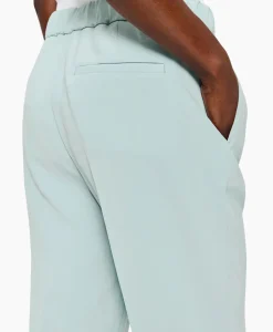 Zenggi Chino Japanese Crepe Relaxed Licht Groen
