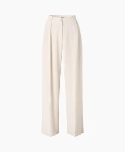 Zenggi Pantalon Wide Pleated Off White