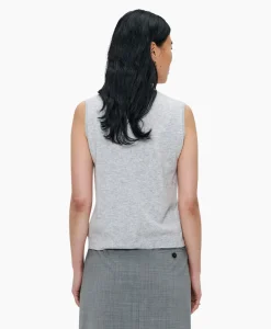 Zenggi Spencer Sleeveless Licht Grijs