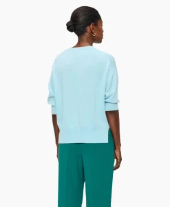 Zenggi Top Relaxed Short Sleeve Aqua